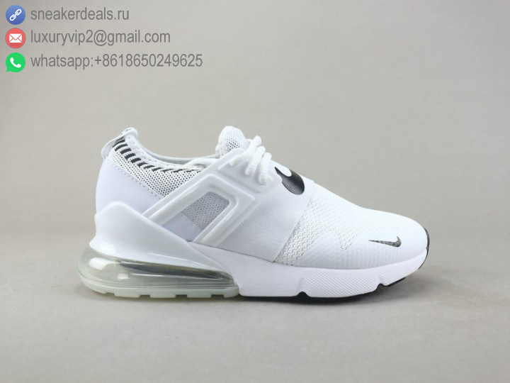 WMNS NIKE AIR MAX 270 WHITE CLEAR WHITE UNISEX RUNNING SHOES
